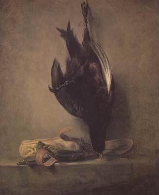 Jean Baptiste Simeon Chardin Still Life with Dead Pheasant and Hunting Bag (mk14) oil painting image